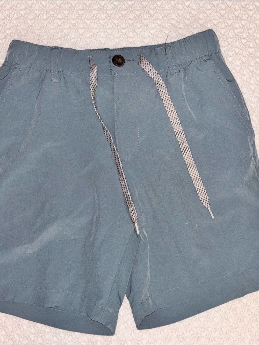 Southern Point Men's Small Casual Drawstring 7” Performance Shorts Dusty Blue